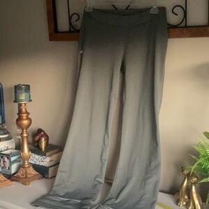 New Balance  Stylish Gray Wide-Leg Pants  ETC